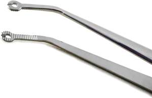 Pince chirurgicale dentaire en acier inoxydable Pince à suture de maïs Pince à oeillet Manuel de précision Instrument de suture pour la manipulation des tissus - Product Image 4