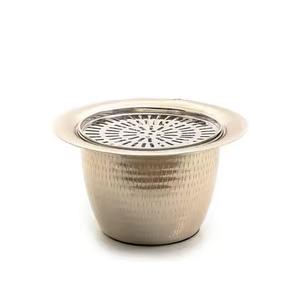 Brûleur d'encens en laiton, design gravé, fait à la main, écologique, durable, porte-encens arabe Bakhoor - Product Image 2