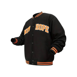 High Quality Custom Made Men's Wool Bomber <b>Jacket</b> <b>Vintage</b> <b>Varsity</b> Letterman High School Embroidery Plus Size Wholesale - Product Image 1