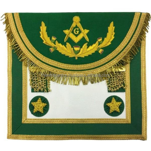 Tablier de Rite Écossais de Luxe Brodé de Qualité Supérieure, Sangle de Taille Réglable, Matériau Durable, Vente en Gros - Product Image 6