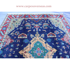 Tapis en laine turque fait à la main de qualité super fine pour la maison et le salon expédition rapide antidérapant et rembourré - Product Image 2