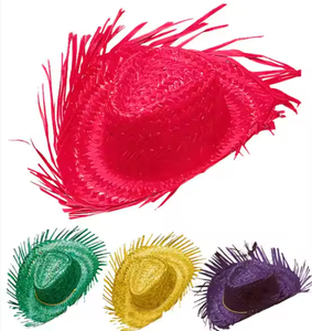 Sombrero de paja de ala ancha unisex, protección solar, ligero para pesca, Playa diaria y trabajo al aire libre, estilo de verano - Product Image 3