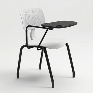 New Modern Ergonomic <b>Mesh</b> <b>Plastic</b> Commercial Office Chair Steel Frame Height Adjustable Armrest Manual Adjustment Solid Back - Product Image 1