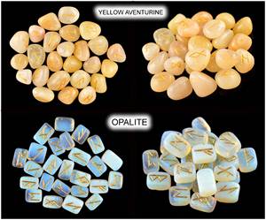 Pierre de Sang Naturel Eye Rune Sets Cristaux de Guérison 25 Pcs Cube Doré Gravé Lettrage Reiki Tumbled Rune Loose Gemstone Lot - Product Image 6