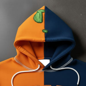 Sweat-shirts pour hommes, sweat-shirt brodé personnalisé avec motif graphique, nouveau style, techniques de lavage à la pierre, sweat-shirts délavés - Product Image 6