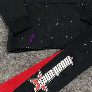 Comfortable Lightweight Tracksuits for <b>Men</b> Running Pullover Hoodies Long Sleeves With <b>Flared</b> Pants <b>Men</b> Tracksuits Set - Product Image 3