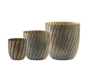 La maceta y maceta de metal más vendida con acabado cepillado sutil y marco contemporáneo hecho para la decoración de la recepción - Product Image 1