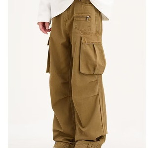 High Quality Men Streetwear Cargo Pants Pants Men Trousers Comfortable Breathable Cargo Trouser Men Cargo Trousers OEM Service - Product Image 4