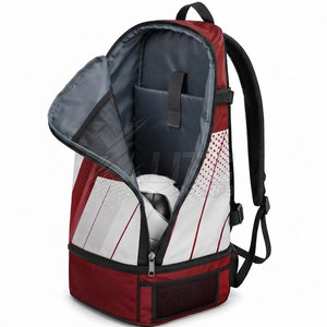 Sac à dos de football personnalisé pour équipe, sac de sport avec compartiment séparé pour chaussures, en nylon, capacité 50-70L, porte-ballon, multiples poches de rangement - Product Image 4