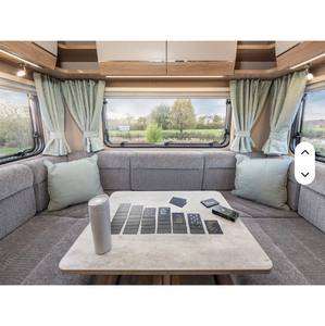 S-A-L-E-S Caravane en aluminium bleu foncé 6-B-e-r-t-h avec 6 sièges pour le camping - Product Image 6