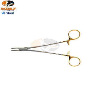 Porte-aiguilles incurvé pour suture, grand instrument chirurgical dentaire, 21 cm, mini Ryder Crile Wood Cooley Olsen Kelly Forceps, ensemble d'instruments en acier inoxydable - Product Image 2