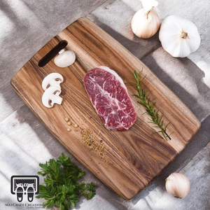 เขียงไม้เนื้อแข็งปรับแต่งได้สำหรับเครื่องครัวผิวไม่ดูดซับสำหรับตัดมะเขือเทศหรือแตง - Product Image 2