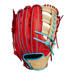 Control de agarre superior para guantes de béisbol de swing seguros Palma de cuero duradero para guantes de béisbol cómodos de larga duración - Product Image 2