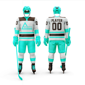 Personalizable Sublimado Deportes Kit Hombres Mujeres Niños Camisetas de hockey sobre hielo-OEM ODM Proveedor - Product Image 4