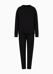 Conjunto Deportivo de 2 Piezas de Algodón para Invierno, Talla Grande, Personalizado al por Mayor, Sudadera y Pantalones Deportivos Unisex con Cuello Redondo - Product Image 2