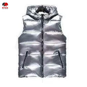 Chaleco Acolchado para Hombre, Impresión de Logotipo Personalizado, Fabricación OEM y ODM, Chaqueta sin Mangas, Venta al por Mayor de Fábrica - Product Image 4