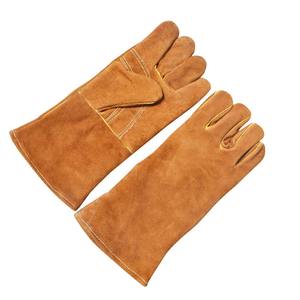Genuine Cowhide Leather Welding Gloves Welding And Suitable Grill And Other <b>Fire</b> Works Protective - Product Image 6