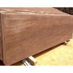 Azulejos de granito rojo seda de primera calidad para interiores y exteriores - Product Image 1