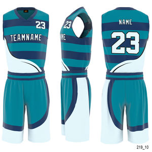 Uniforme de baloncesto para hombre Cómodo y transpirable Recién llegado Tamaño juvenil para adultos Técnicas impresas - Product Image 3