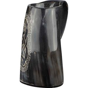 ESTILO MODERNO KARVIN BUFFALO BEBER HORN MUG VIKING HORN Mug Venta caliente Calidad natural Hecho a mano para Navidad - Product Image 1