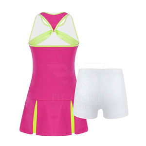 Uniforme de Tenis Femenino de Alta Calidad, Nombre del Equipo Personalizado, Nuevo Diseño con Tela de Secado Rápido y Transpirable, Colocación del Logotipo en la Parte Delantera - Product Image 2