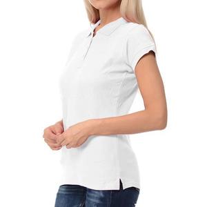 Fabricant de vêtements personnalisé printemps automne blanc col polo à manches courtes décontracté dames chemises été porter des polos de qualité supérieure - Product Image 2
