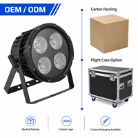 Nouvelle Lampe Matricielle LED d'Extérieur Étanche IP65 pour Scène, 4 Yeux 4x50W CW/WW 3200K-5600K Émission Blanc Chaud, Contrôle DMX512