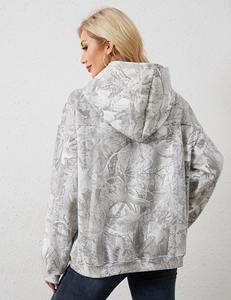 เสื้อมีฮู้ดผู้หญิงหรูหราลายพรางใหม่เสื้อมีฮู้ดผ้าฟลีซซักผ้าฝ้ายคุณภาพสูงเสื้อสวมหัวเสื้อแนวสตรีทเฮฟวี่เวทเสื้อผ้าฤดูหนาวฤดูใบไม้ร่วง - Product Image 6