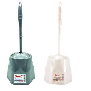 Ensemble de brosses de nettoyage pour cuvettes de toilettes en plastique de haute qualité, vente en gros pour salle de bain WC - Product Image 1