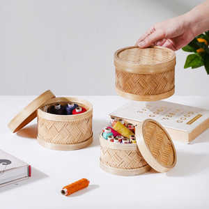 Coffret cadeau de bougies pour fête de mariage, événement, promotion, boîtes en bambou faites à la main avec logo personnalisé - Product Image 4