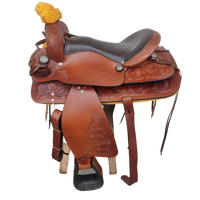 Selle de dressage anglaise fabriquée en Inde, 100% cuir véritable teint à la fût, arceau en fibre plastique, design personnalisable, couleur disponible