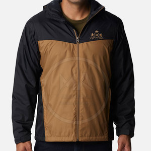 High Quality Breathable <b>Canvas</b> Windbreaker <b>Men's</b> Plus Size Hooded Collar Quick Dry Outdoor Winter Use <b>Jackets</b> Customized Color - Product Image 2