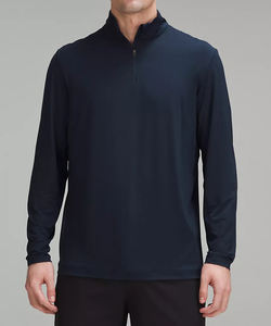 Sweat-shirt à fermeture éclair 100% quarts personnalisé pour homme Tissu doux et respirant avec broderie de logo personnalisée et impression numérique - Product Image 3