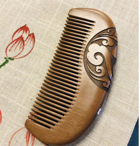 Peine de Dientes Anchos Antiestático de Bambú Natural, Peine de Madera de Alta Calidad para Peluquería, Uso Doméstico y Profesional - Product Image 2