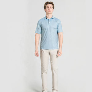 Camiseta Polo Deportiva para Hombre al por Mayor, Tejido de Secado Rápido con Mangas Cortas, Diseño Sólido, Impresión por Sublimación con MOQ Bajo - Product Image 4