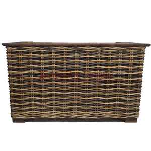 Wholesale Polished Brown Rattan Wood <b>Bar</b> Counter for Dining and <b>Kitchen</b> Natural Furniture for Hotel Restaurant Home - Product Image 1