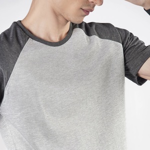 เสื้อยืดลำลองผู้ชาย ผ้าผสมไหม/โพลีเอสเตอร์คอตตอน ขายส่ง แขนสั้น ลายเรียบ ผ้าเจอร์ซีย์เปล่า พิมพ์ลายดิจิตอล 280 - Product Image 5