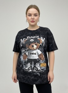 Camisetas <span class=keywords><strong>de</strong></span> Mujer <span class=keywords><strong>de</strong></span> Talla Grande con Estampados y Diseños Nuevos <span class=keywords><strong>de</strong></span> LYG OEM ODM 2026, Camisetas Holgadas <span class=keywords><strong>de</strong></span> Verano para Mujer, Ropa <span class=keywords><strong>de</strong></span> Mujer - Product Image 2