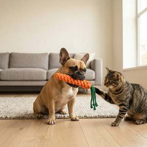 Monli Large Orange <b>Carrot</b> Chew <b>Toy</b> for Pets - Product Image 6