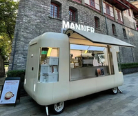 Carrito de comida de calle Remolque Catering Camión de comida Restaurante móvil Palomitas de maíz Remolques de comida Cocina totalmente equipada