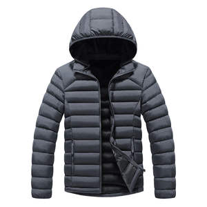 Doudoune hommes décontracté hiver col montant avant Logo élégant coupe-vent imperméable 2025 - Product Image 4
