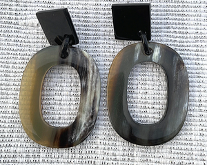 Anillo de oreja de cuerno de búfalo hecho a mano, accesorios de moda de último diseño para exportaciones al por mayor con cadenas de glowin fashion - Product Image 5