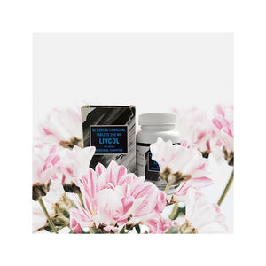 Haute qualité 250mg Livcol comprimés de charbon actif extrait de plantes bio approvisionnement en soins de santé fabricant indien de gros - Product Image 1