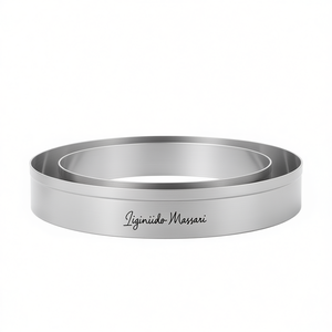 Juego de 2 Moldes para Pastel de Acero Inoxidable de Precisión IGINIO MASSARI 3534 para Ghidini Cipriano por Pastory Kitchen Tools - Product Image 2