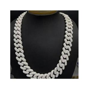 Collier chaîne en diamant haute brillance avec chaîne glacée, finition lisse, bijoux de mode pour les détaillants et les revendeurs - Product Image 6