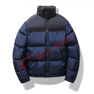 Vente en gros OEM Veste matelassée à col montant pour hommes personnalisée de haute qualité pour l'hiver Logo imprimé Poches Stylish High Street - Product Image 6
