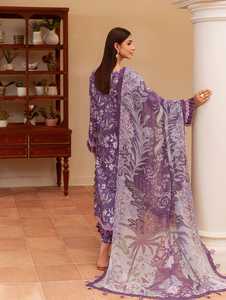 Vestido Informal para Mujer, Estilo Pakistaní, Listo para Usar, Trajes Salwar Kameez de Lino, Secado Rápido, Transpirable, Precio Razonable - Product Image 3