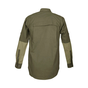 Hot Design <b>Men's</b> Fall Hunting Brown <b>Flannel</b> Shooting <b>Shirt</b> High Quality Button-Up Ripstop with Plain Print AOP Long Sport Style - Product Image 2