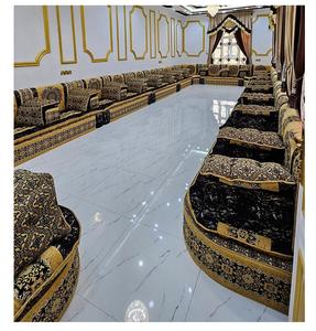 Sofá estilo Majlis árabe, diseño clásico, elegante conjunto para sala de estar, asientos de esquina de lujo, diseño que ahorra espacio - Product Image 1