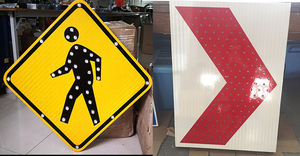 Dấu Hiệu Cảnh Báo Giao Thông LED Năng Lượng Mặt Trời, Tín Hiệu Đi Ngang, Tín Hiệu Giao Thông LED - Product Image 6